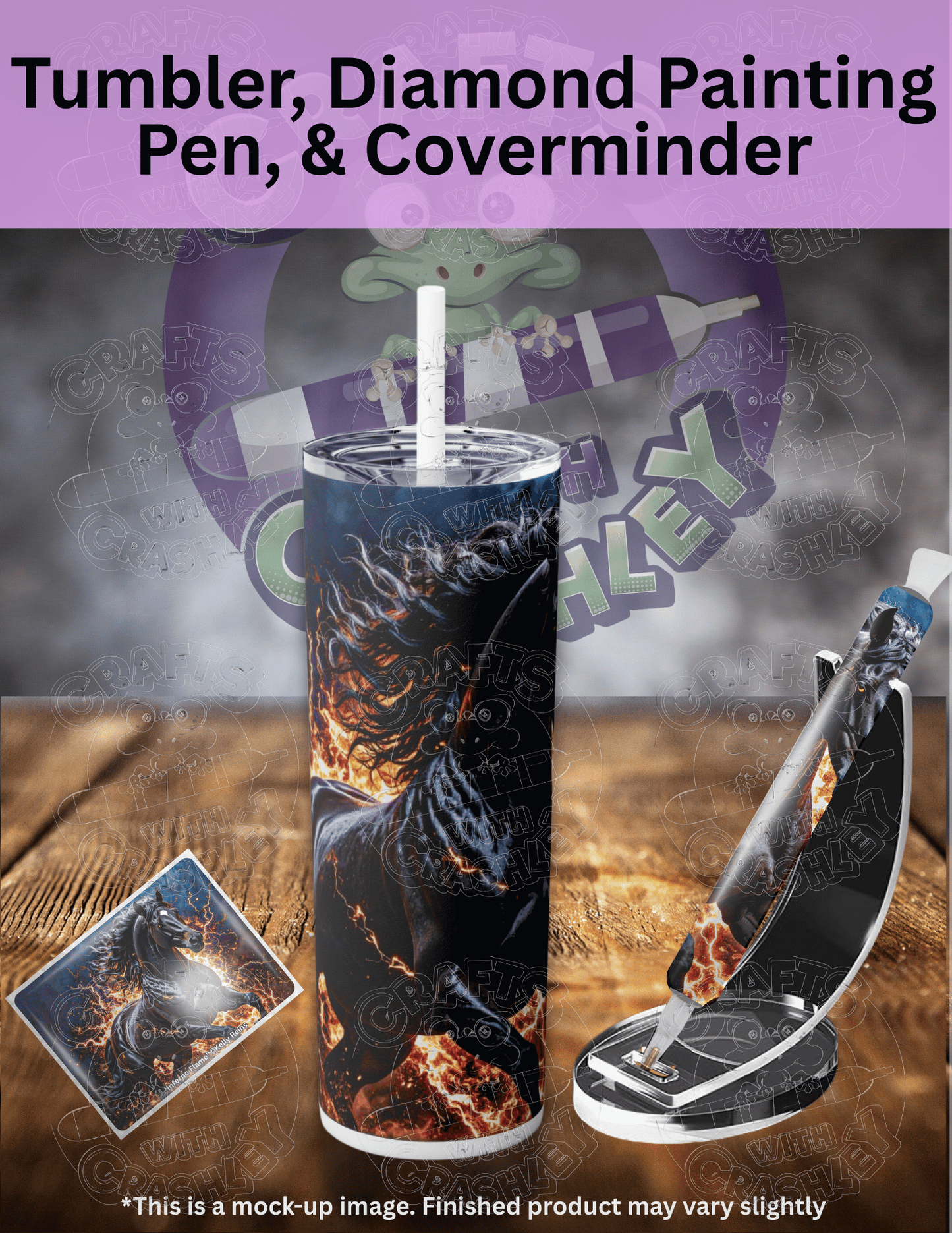 "Inferno Flames" by ©Kelly Reins Premium Accessories for Diamond Painting