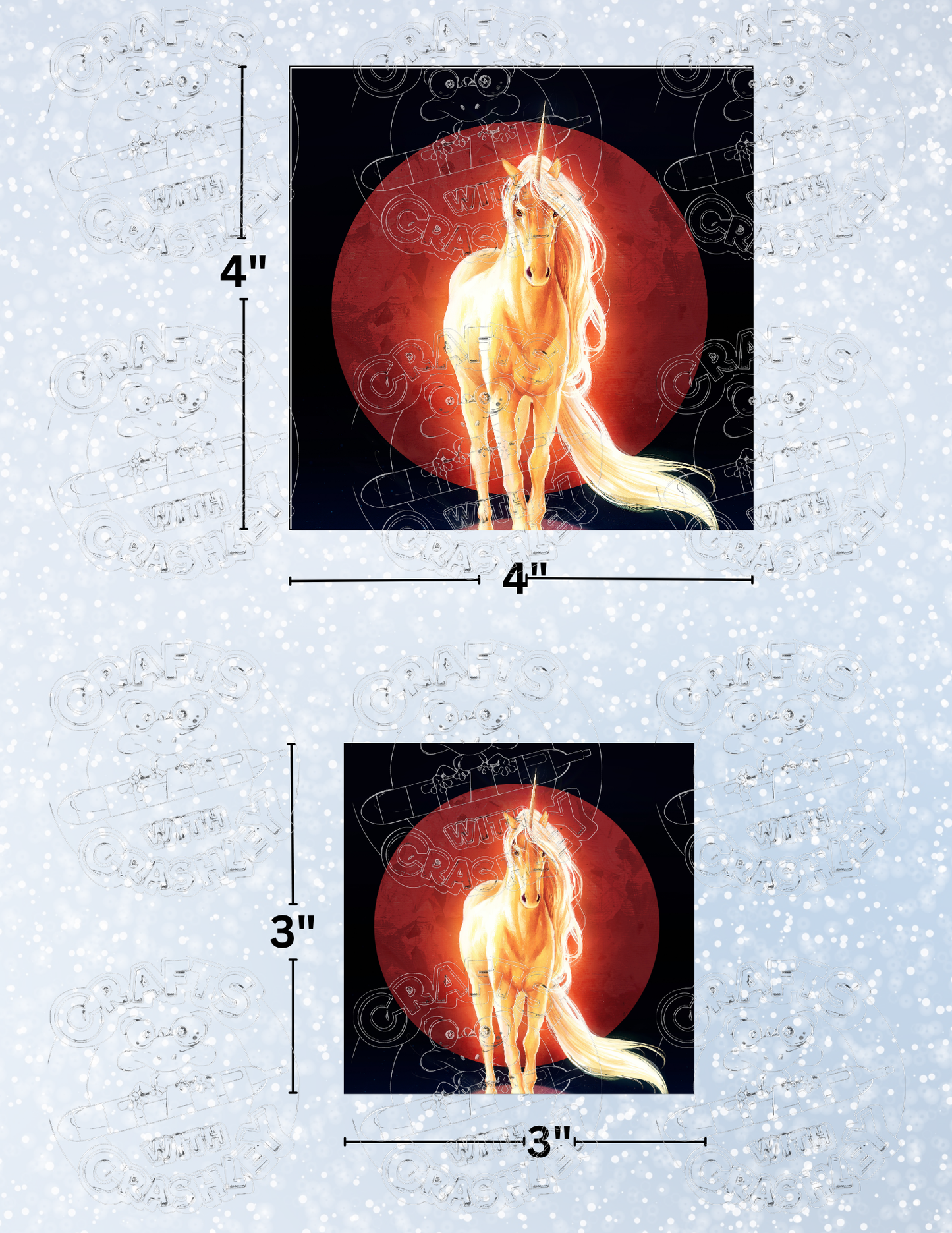 "The Last Unicorn" by ©JoJoes Art Premium Decorative Release Papers for Diamond Painting