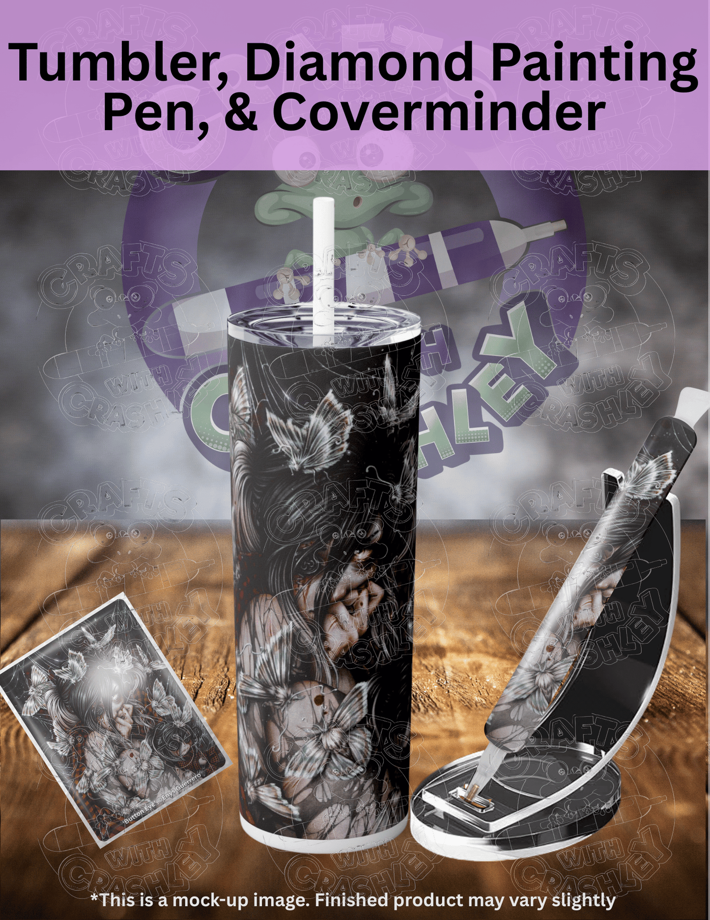 "Button Eye" by ©Enys Guerrero Premium Accessories for Diamond Painting