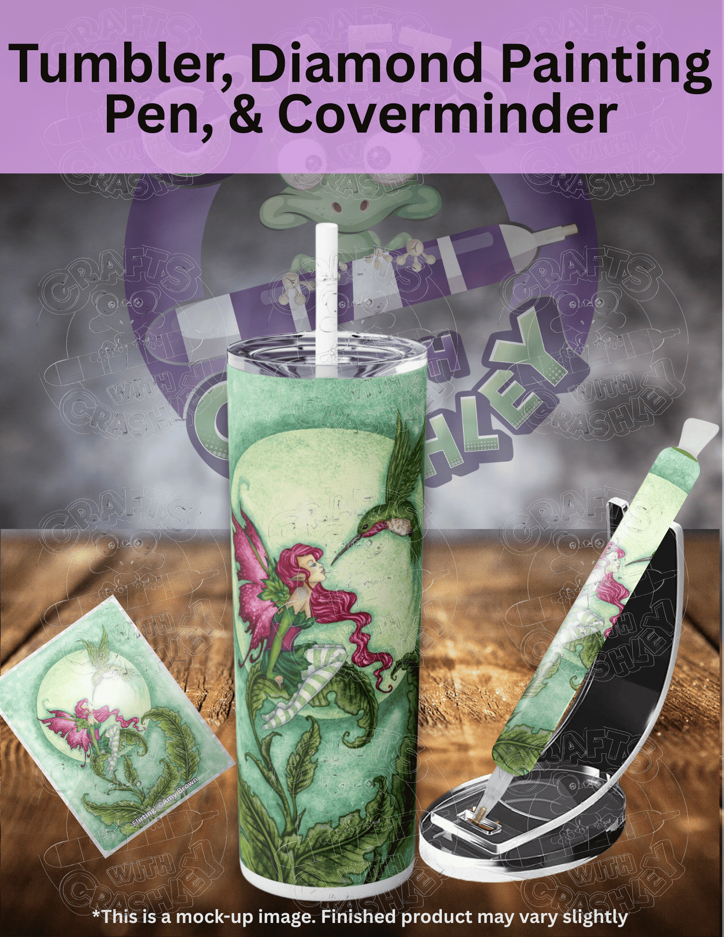 "Flirting" by ©Amy Brown Premium Accessories for Diamond Painting