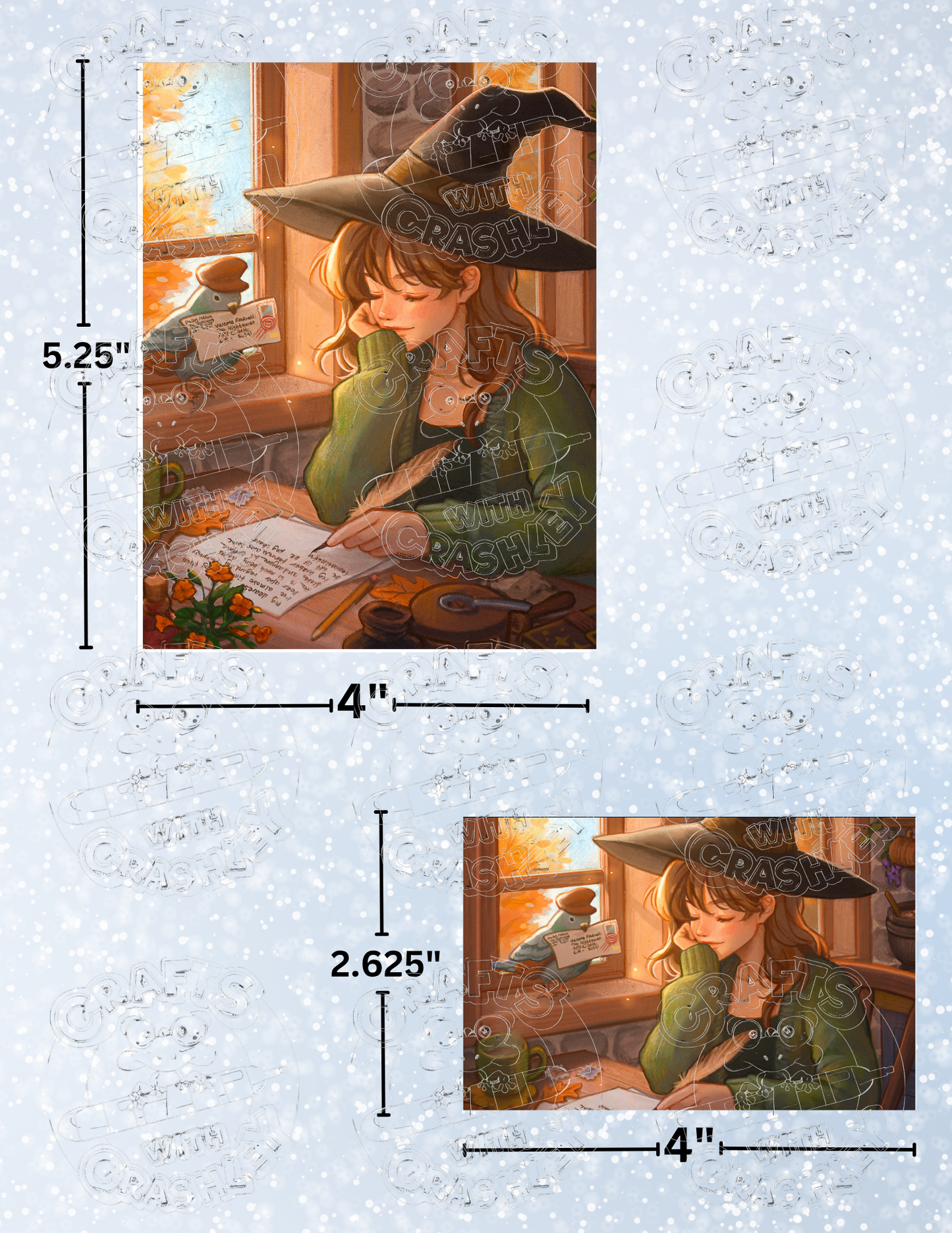 "Autumn Letter" by ©Ivy Dolamore Premium Decorative Release Papers for Diamond Painting