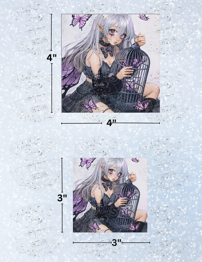 "Cage Keeper" by ©Ivy Dolamore Premium Decorative Release Papers for Diamond Painting