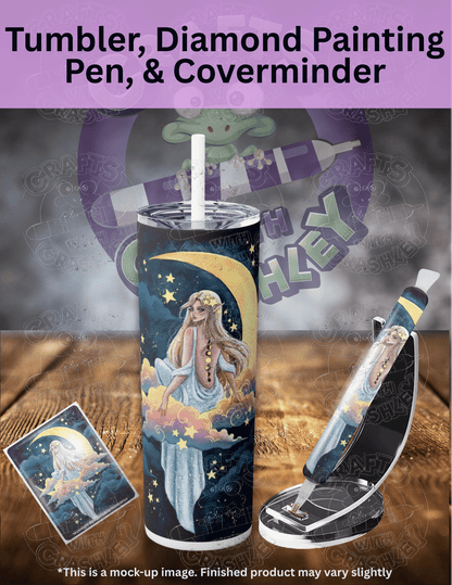 "Moonlight Nymph" by ©Aria Illustration Premium Accessories for Diamond Painting