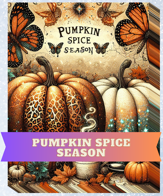 "Pumpkin Spice Season" Decorative Diamond Painting Release Papers