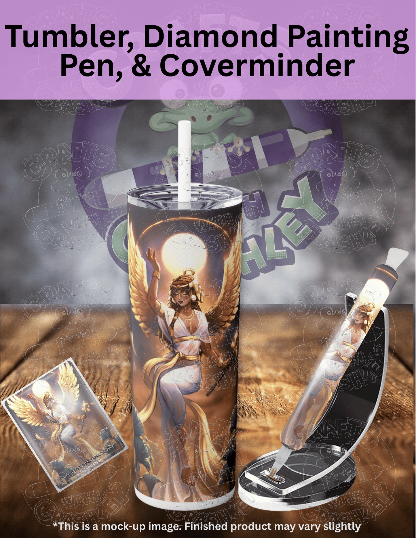 "Aset, Goddess of Magic and Healing" by ©ChrissaBug Premium Accessories for Diamond Painting