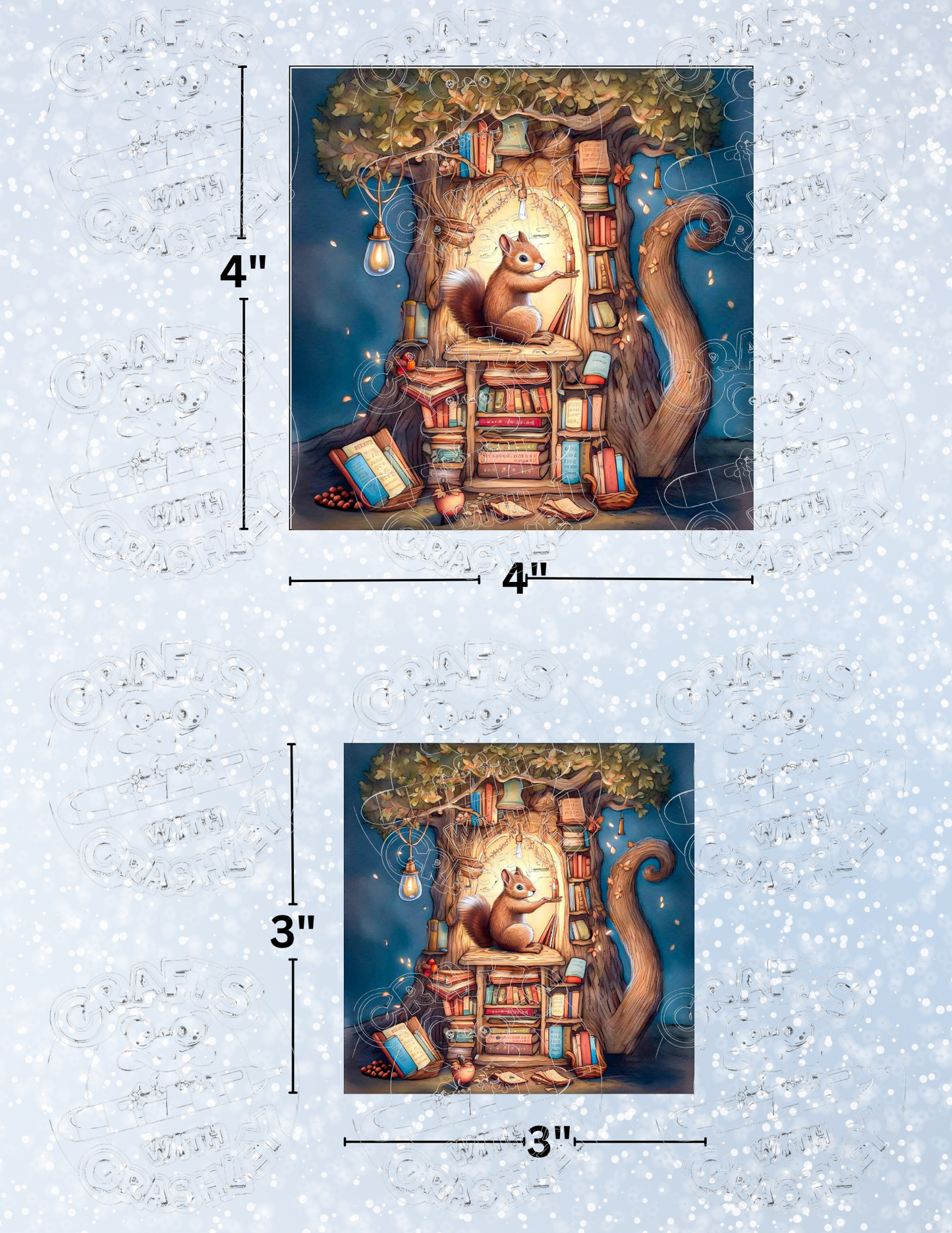 "Secret Library" by ©Stacy Deal Premium Decorative Release Papers for Diamond Painting