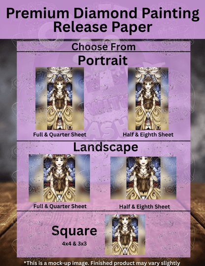 "It was Beauty that Tamed the Beast" by ©Mandie Manzano Premium Accessories for Diamond Painting