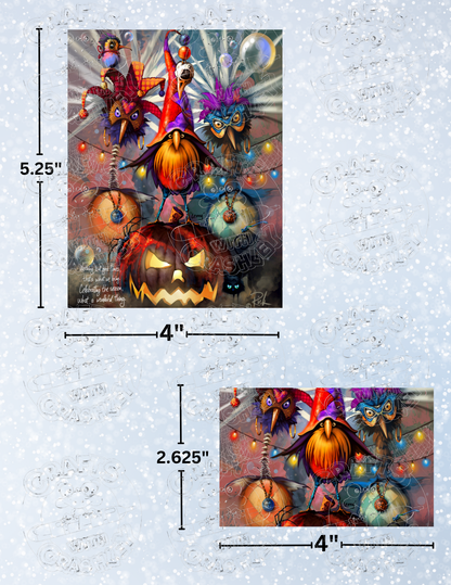 "Lenny... Pumpkin Master" by ©Richard Lorenz Premium Decorative Release Papers for Diamond Painting