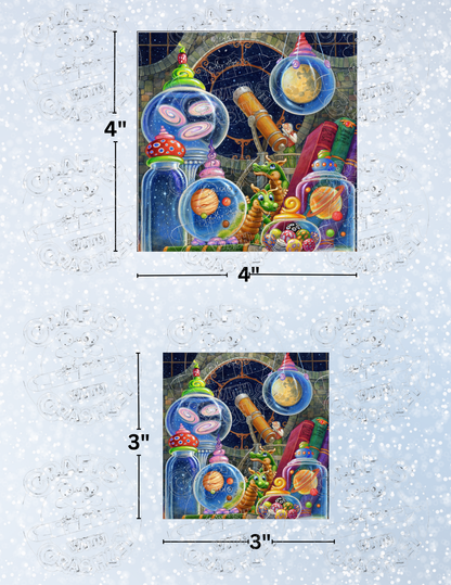 "The Universe in a Jar" by ©Randal Spangler Premium Decorative Release Papers for Diamond Painting