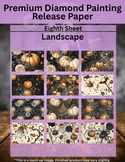 Vintage Halloween Combo Pack Premium Release Paper for Diamond Painting