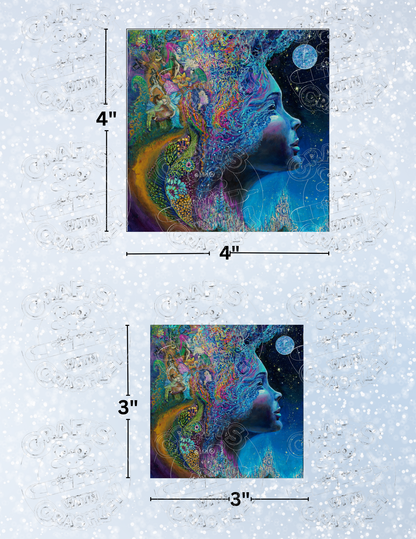 "Enigma" by ©Josephine Wall Premium Decorative Release Papers for Diamond Painting