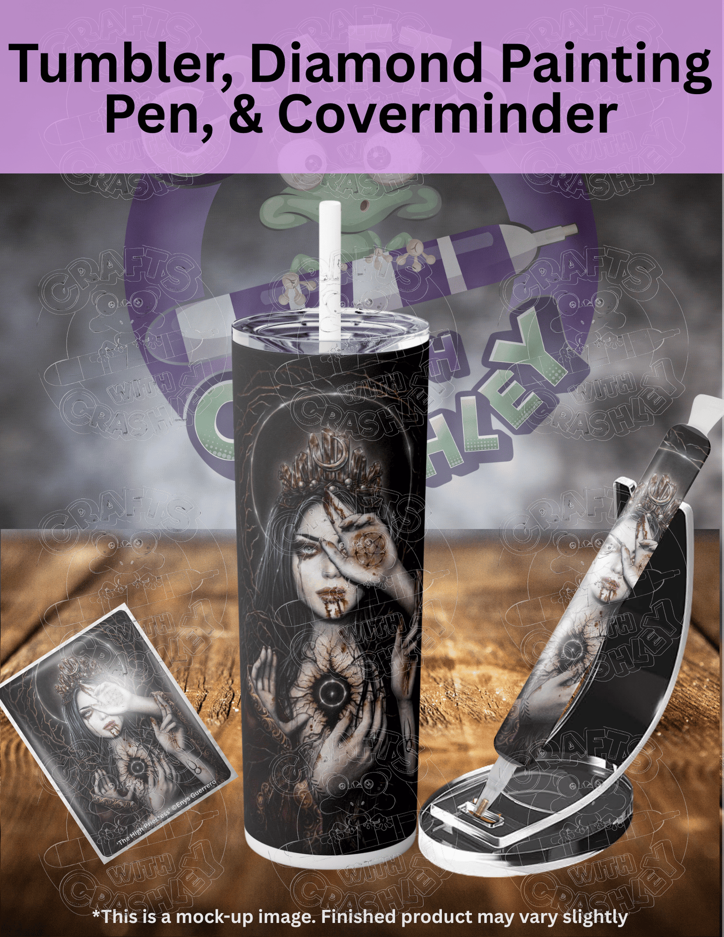 "The High Priestess" by ©Enys Guerrero Premium Accessories for Diamond Painting