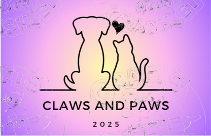 "Claws and Paws 2025" Premium Decorative Release Papers for Diamond Painting
