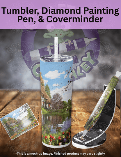 "Lakeside Cottage" by ©Dominic Davison Premium Accessories for Diamond Painting