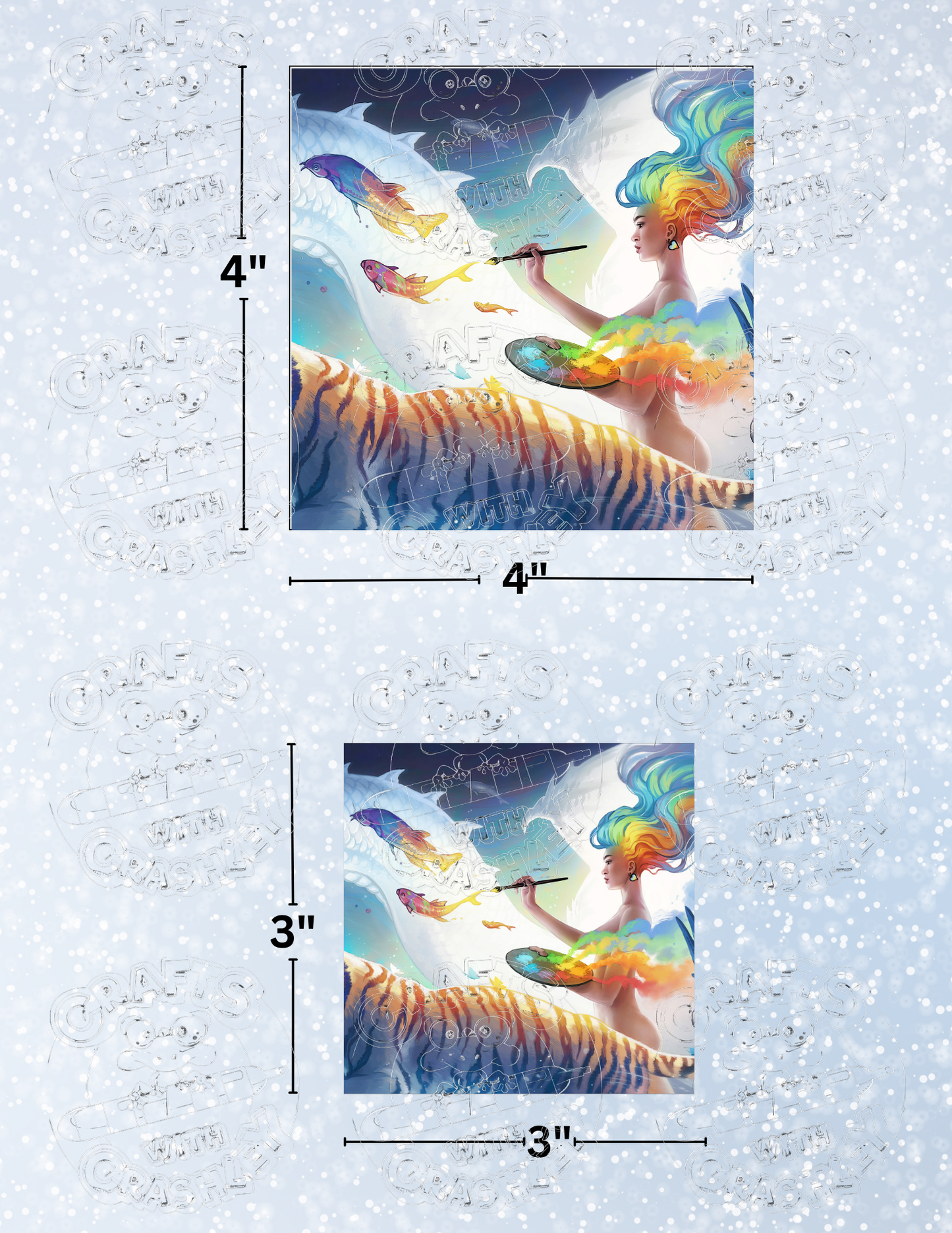 "Create Your World" by ©JoJoes Art Premium Decorative Release Papers for Diamond Painting