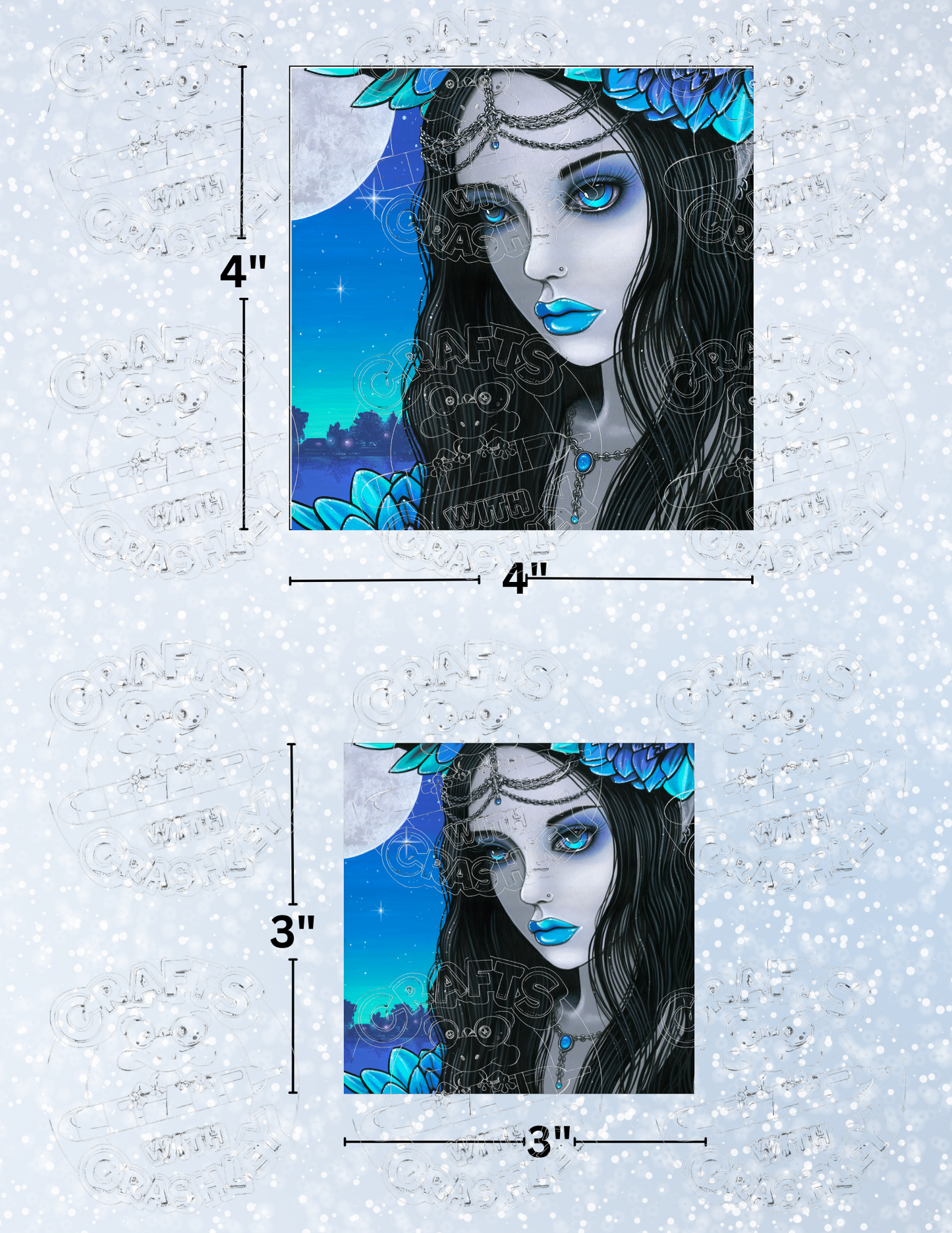 "Nalin" by ©Myka Jelina Premium Decorative Release Papers for Diamond Painting