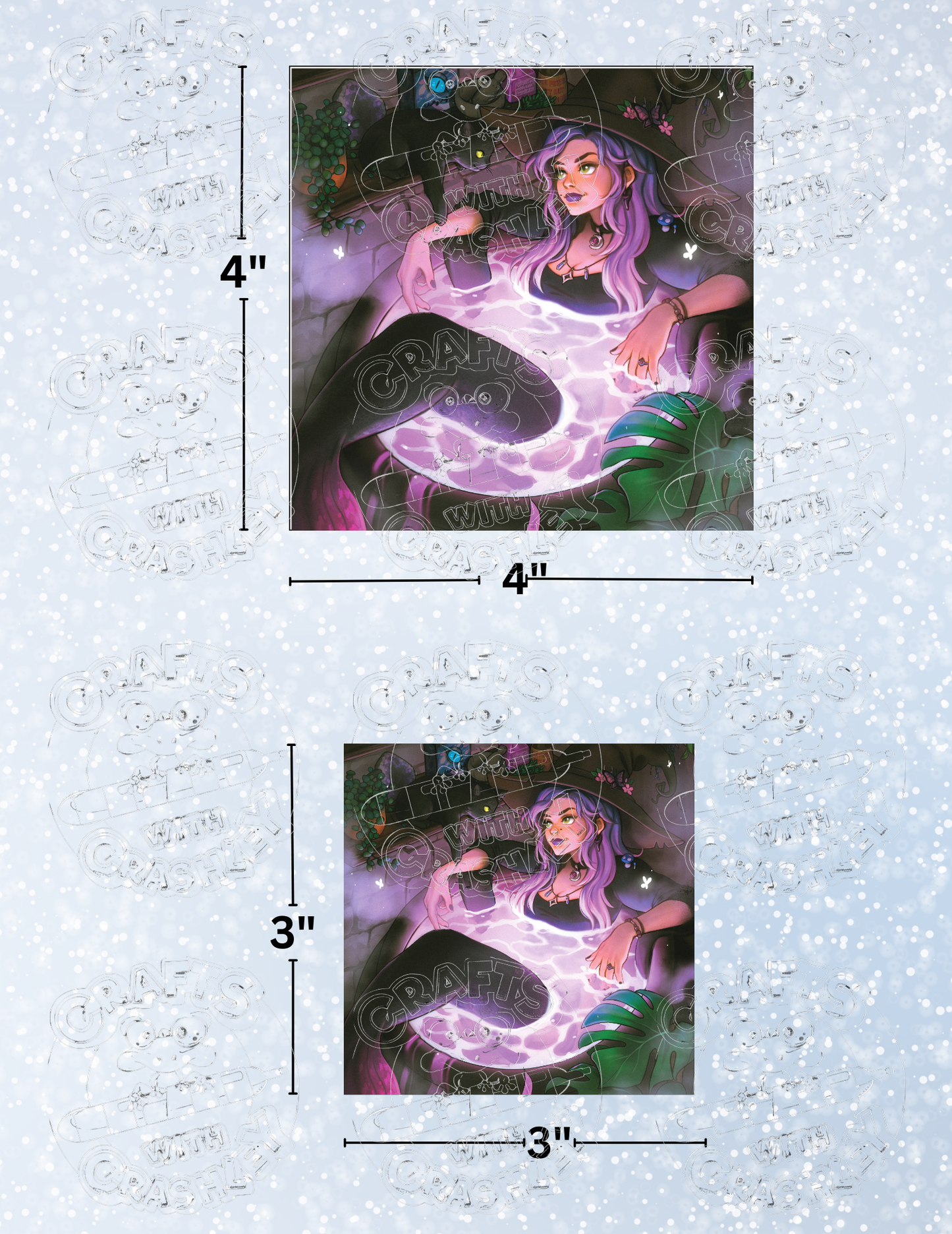 "Cauldron of Mer" by ©Ivy Dolamore Premium Decorative Release Papers for Diamond Painting