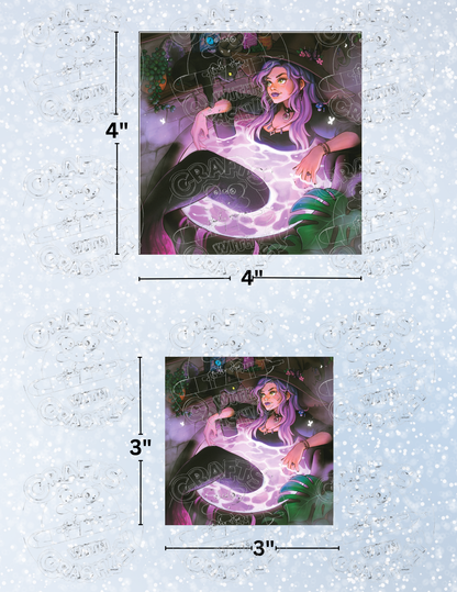 "Cauldron of Mer" by ©Ivy Dolamore Premium Decorative Release Papers for Diamond Painting