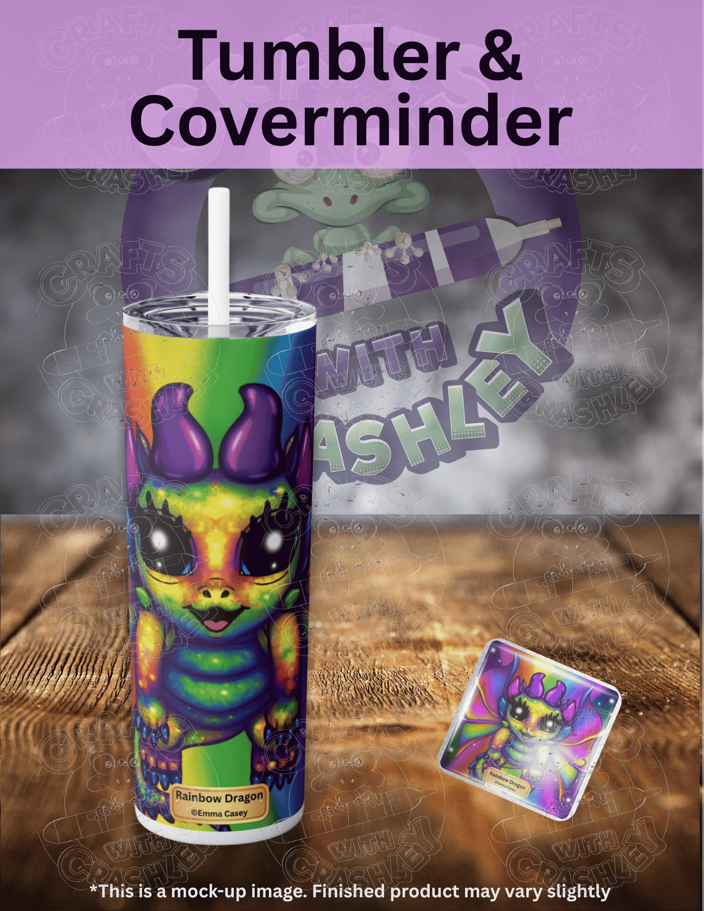 "Rainbow Dragon" by ©Emma Casey Premium Accessories for Diamond Painting