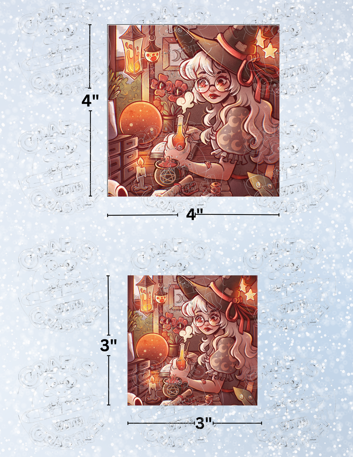 "Witchcraft Room" by ©Mrs Butter D Premium Decorative Release Papers for Diamond Painting