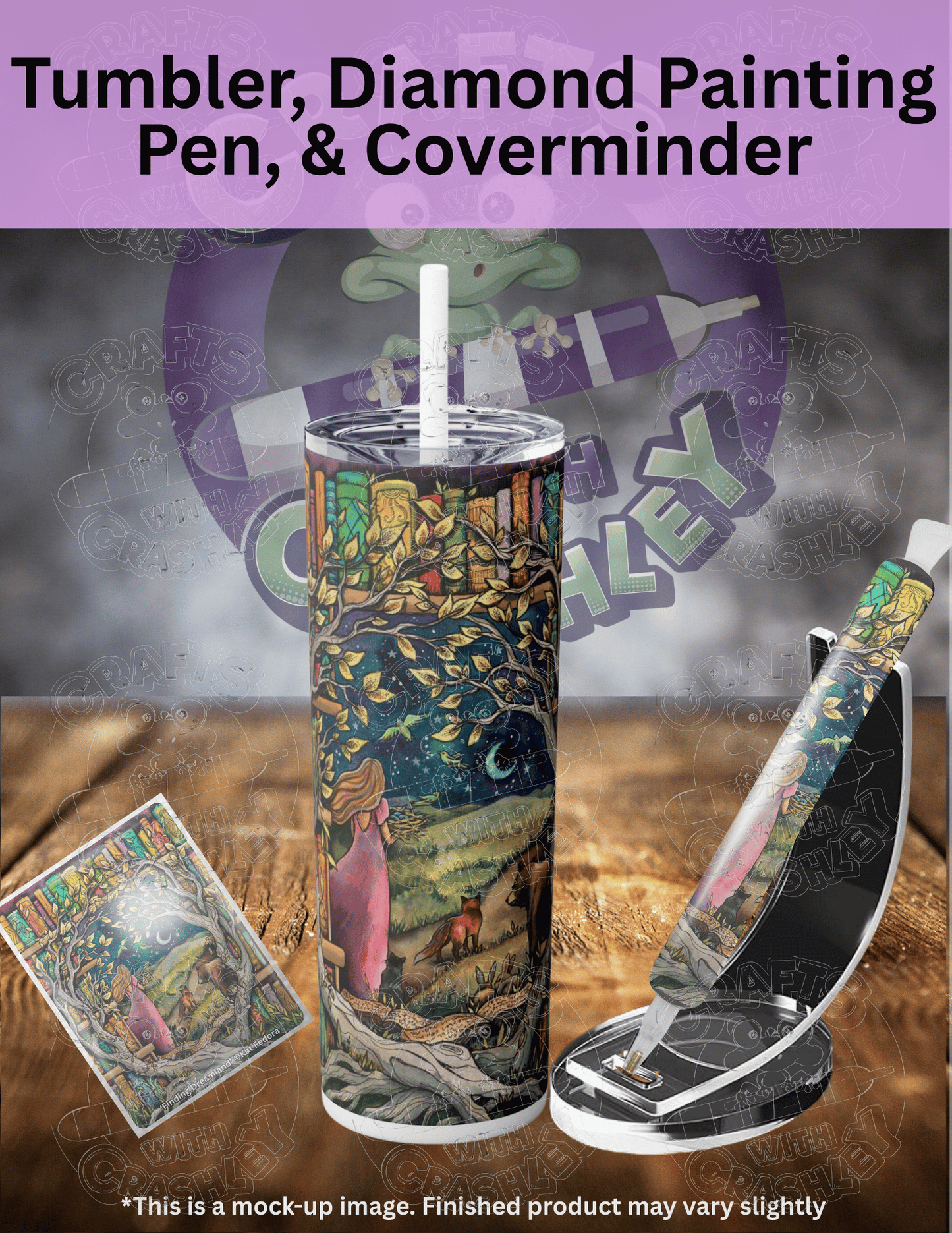 "Finding Dreamland" by ©Kat Fedora Premium Accessories for Diamond Painting