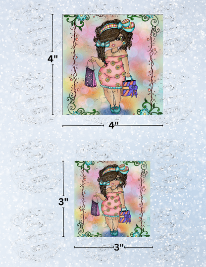 Product Bundle "Shopping Girl Fluffy Bestie" by ©Sherri Baldy