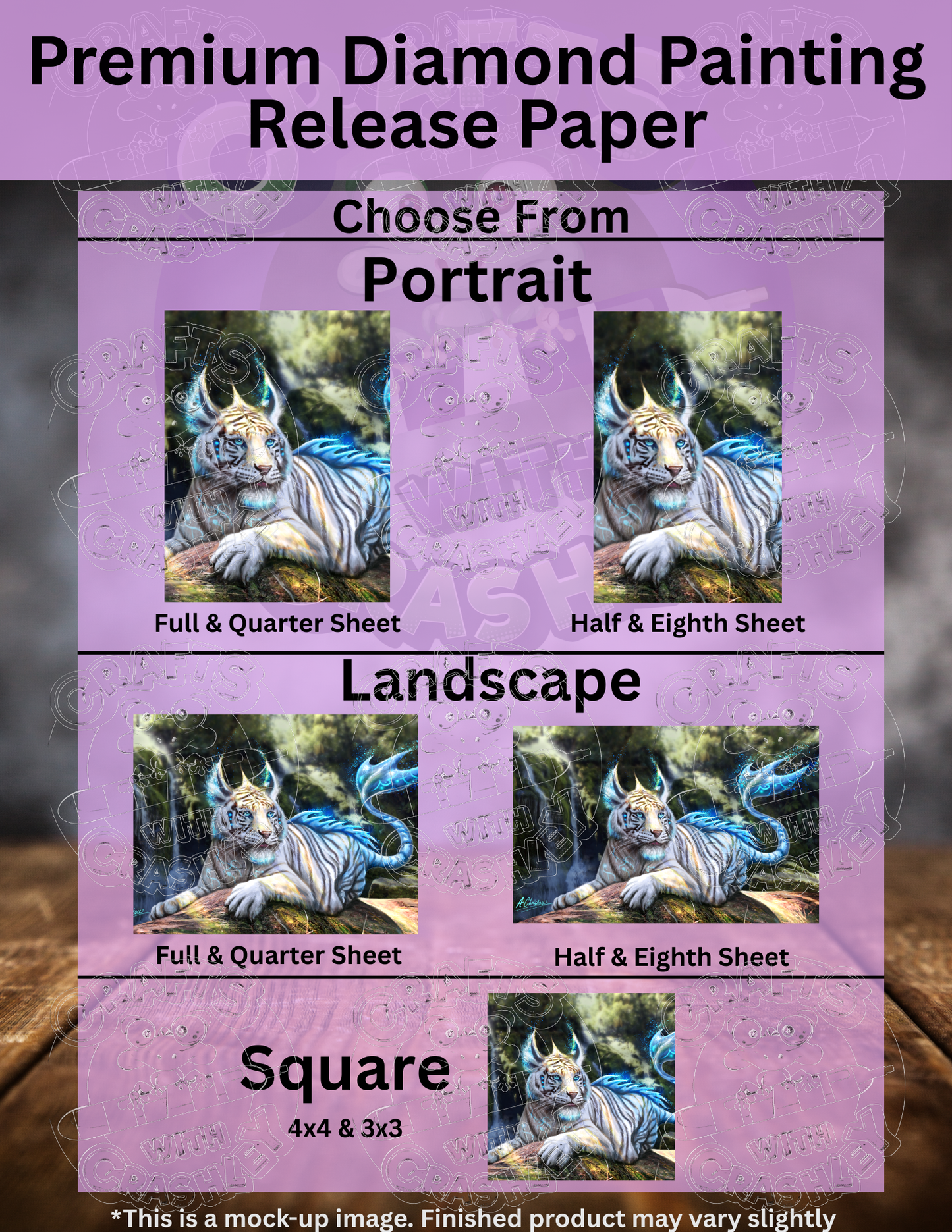 "Nero-Tiger" by ©Anthony Christou Premium Accessories for Diamond Painting