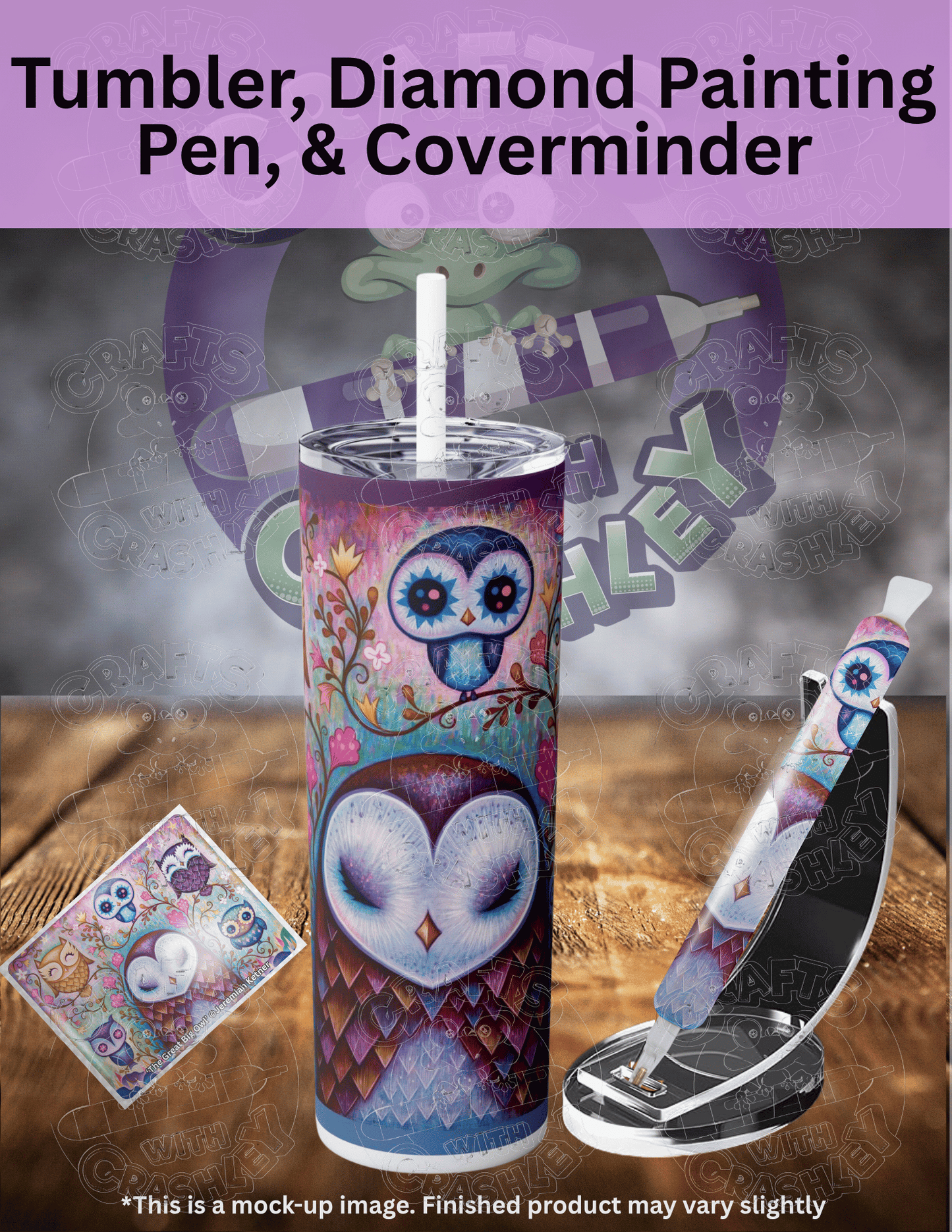"The Great Big Owl" by ©Jeremiah Ketner Premium Accessories for Diamond Painting