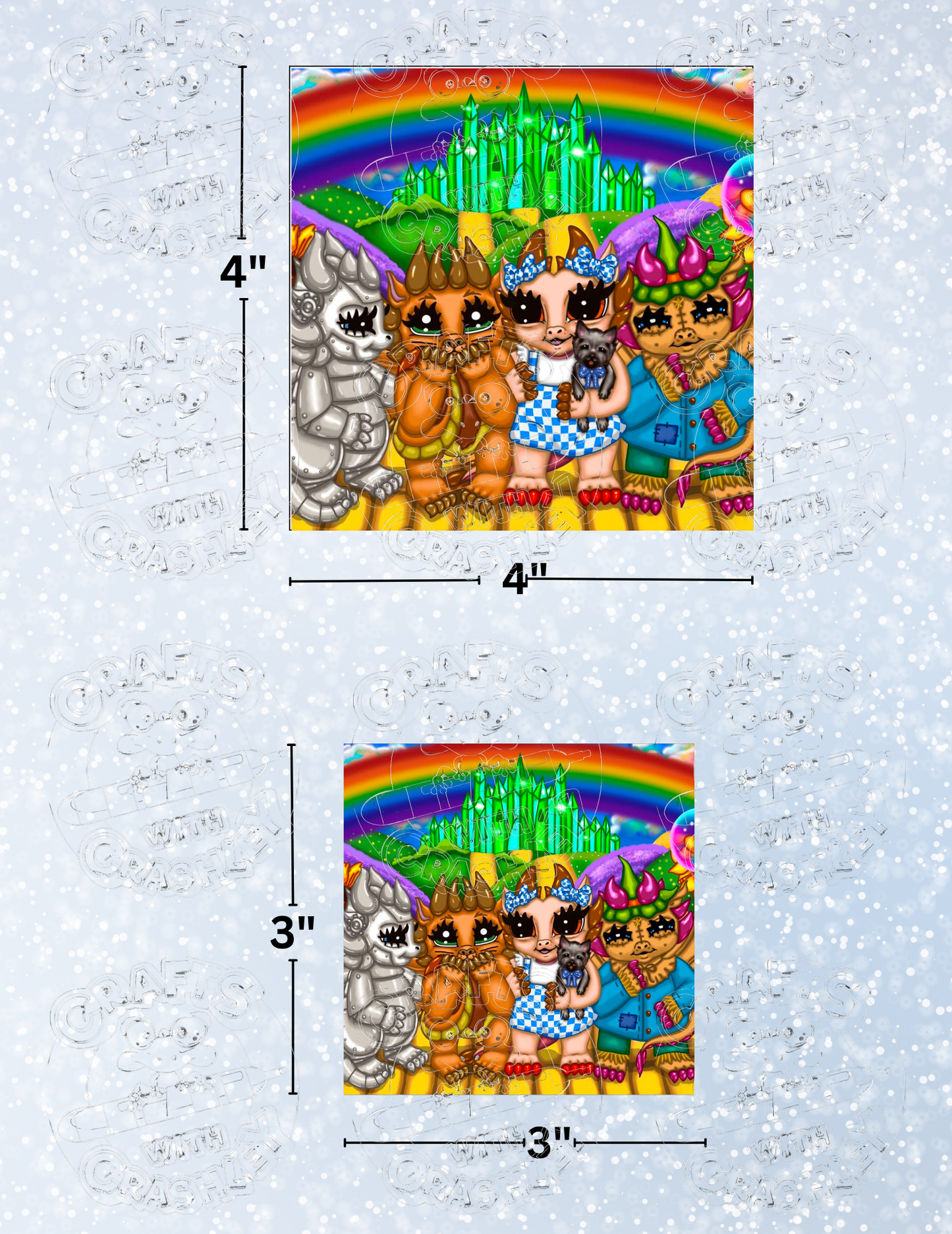 "Off to Emerald City" by ©Emma Casey Premium Decorative Release Papers for Diamond Painting