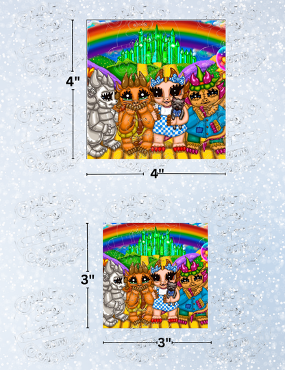 "Off to Emerald City" by ©Emma Casey Premium Decorative Release Papers for Diamond Painting