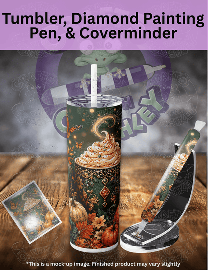 "Cozy Fall Latte" Premium Accessories for Diamond Painting