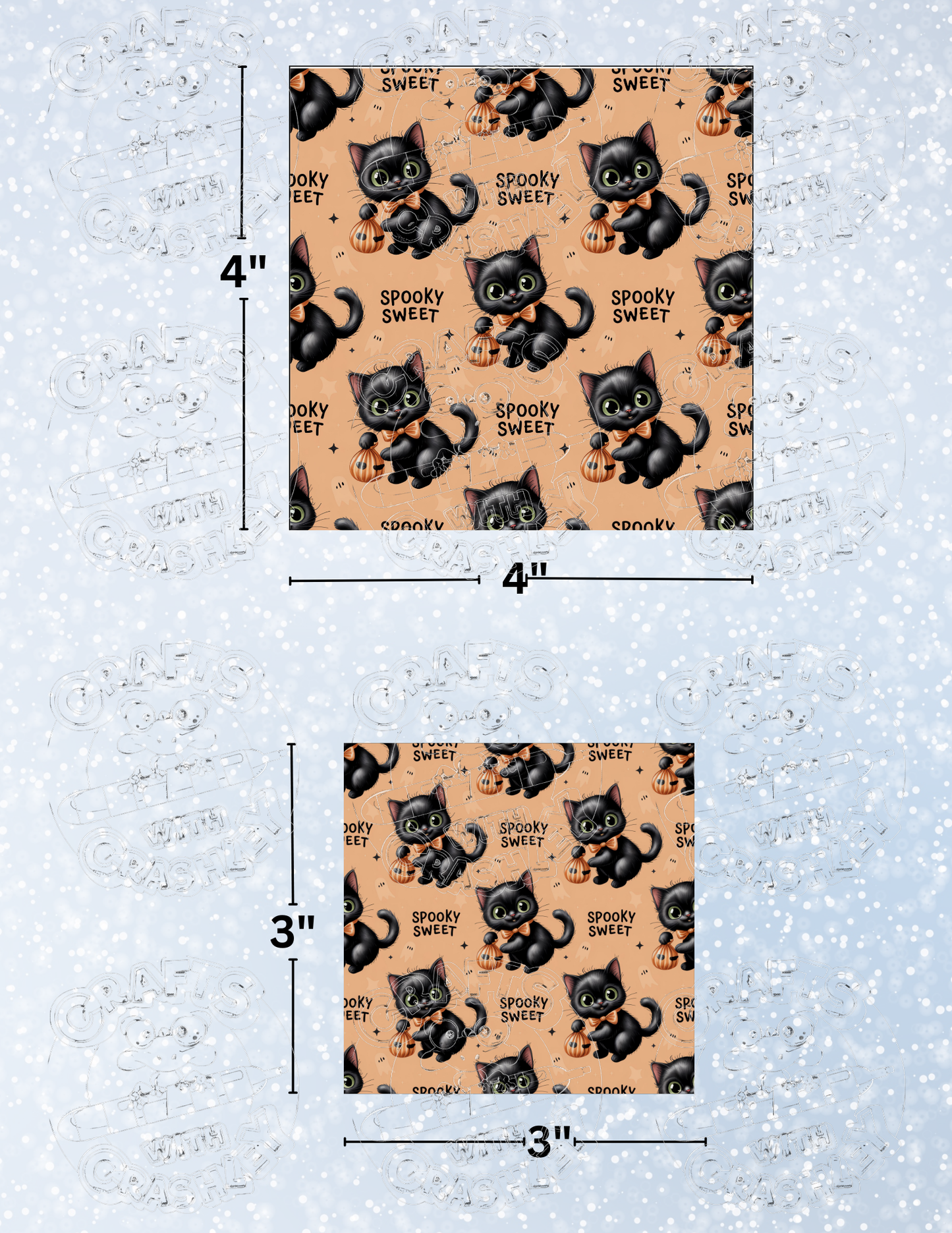 "Spooky Sweet" Premium Decorative Release Papers for Diamond Painting