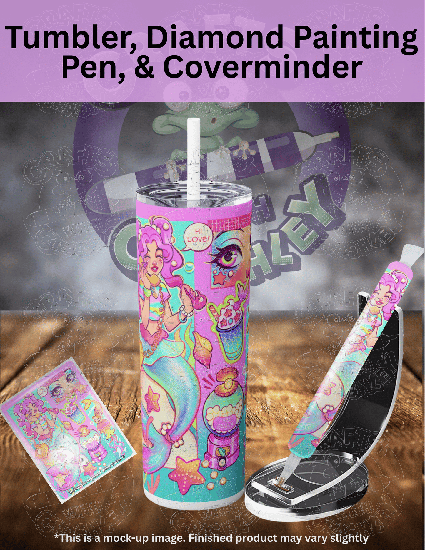 "Delilah the Mermaid" by ©Mrs Butter D Premium Accessories for Diamond Painting