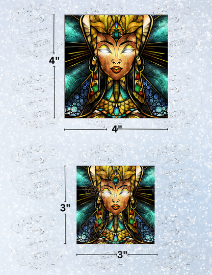 "Nefertiti" by ©Mandie Manzano Premium Decorative Release Papers for Diamond Painting