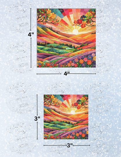 "Dawn in Utopia" by ©Peggy Collins Premium Decorative Release Papers for Diamond Painting