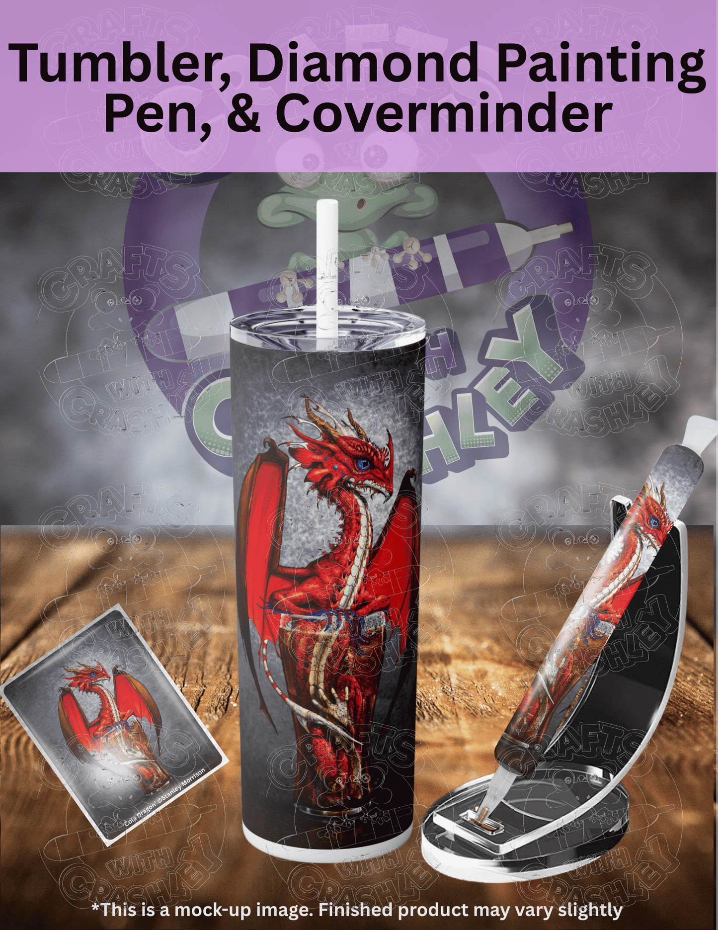 "Cola Dragon" by ©Stanley Morrison Premium Accessories for Diamond Painting