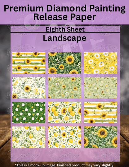 Summer Sunflower Combo Pack Premium Release Paper for Diamond Painting
