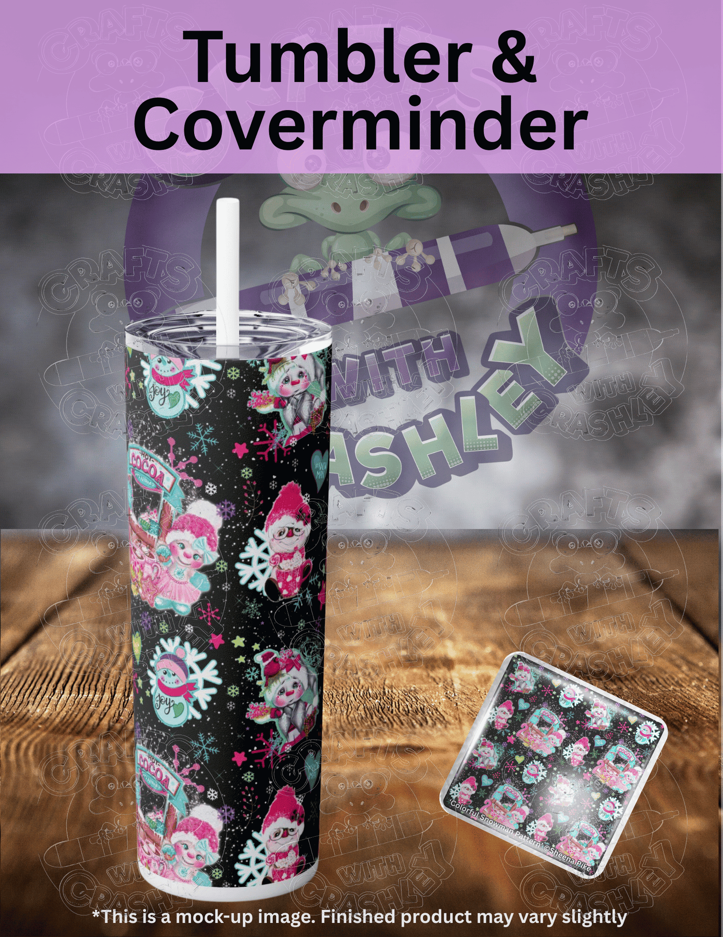 "Colorful Snowman Pattern" by ©Sheena Pike Premium Accessories for Diamond Painting