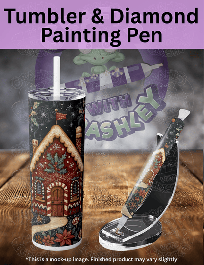 "Holly Jolly Gingerbread House" Premium Accessories for Diamond Painting