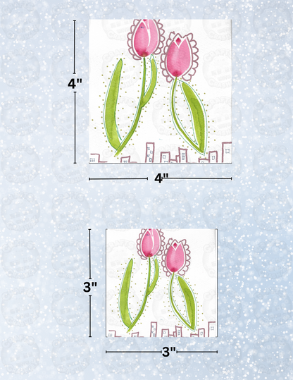 "Tulip Takeover" By Crafting Journey Decorative Diamond Painting Release Papers