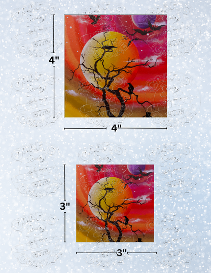 "All Hallows Glow" by ©Deborah Malcolm Premium Decorative Release Papers for Diamond Painting