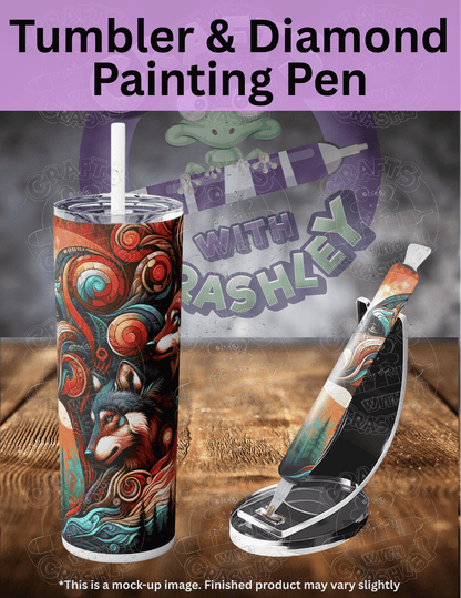 "Dreaming of Wolves" by ©Peggy Collins Premium Accessories for Diamond Painting