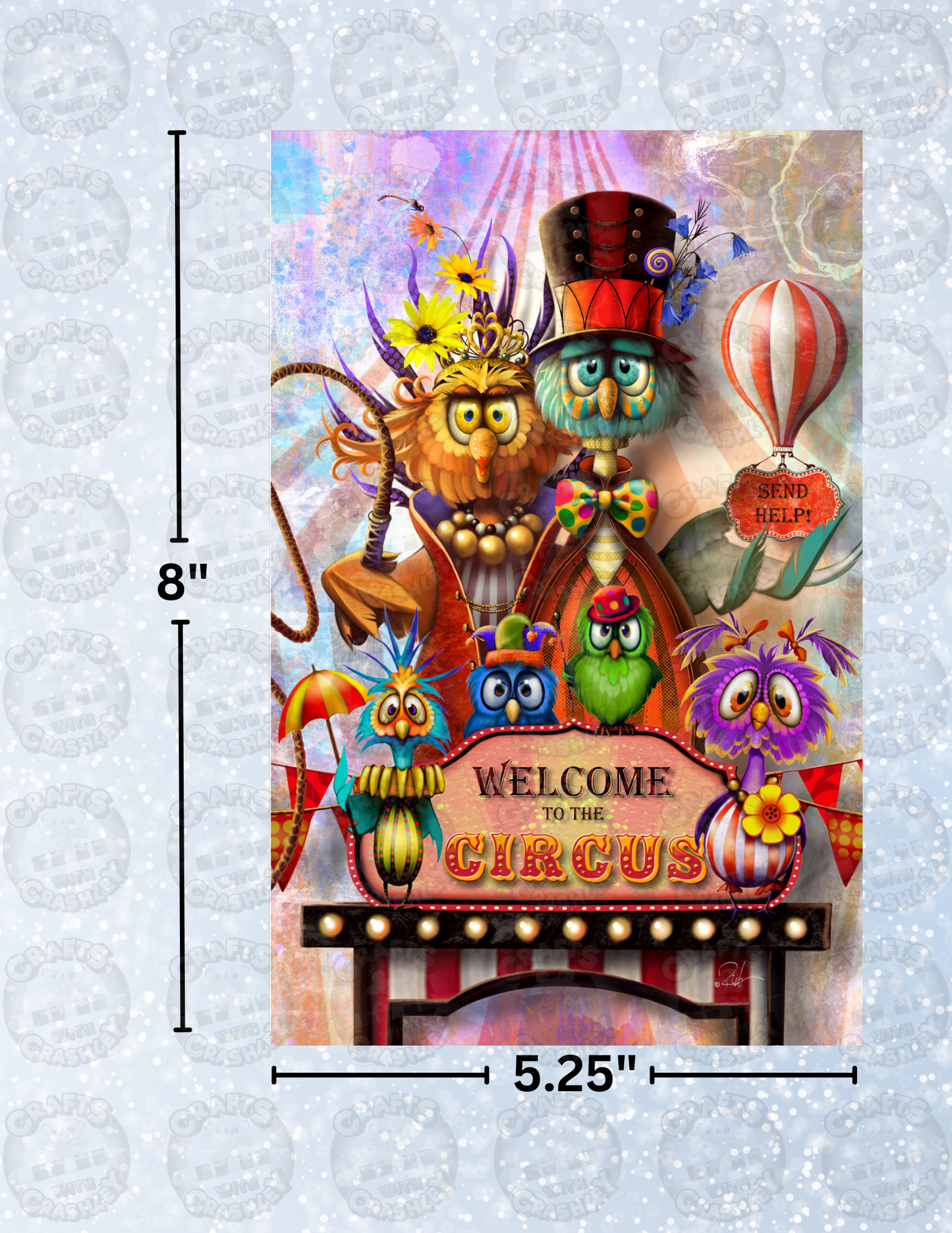 "Family Circus" by ©Richard Lorenz Decorative Diamond Painting Release Papers