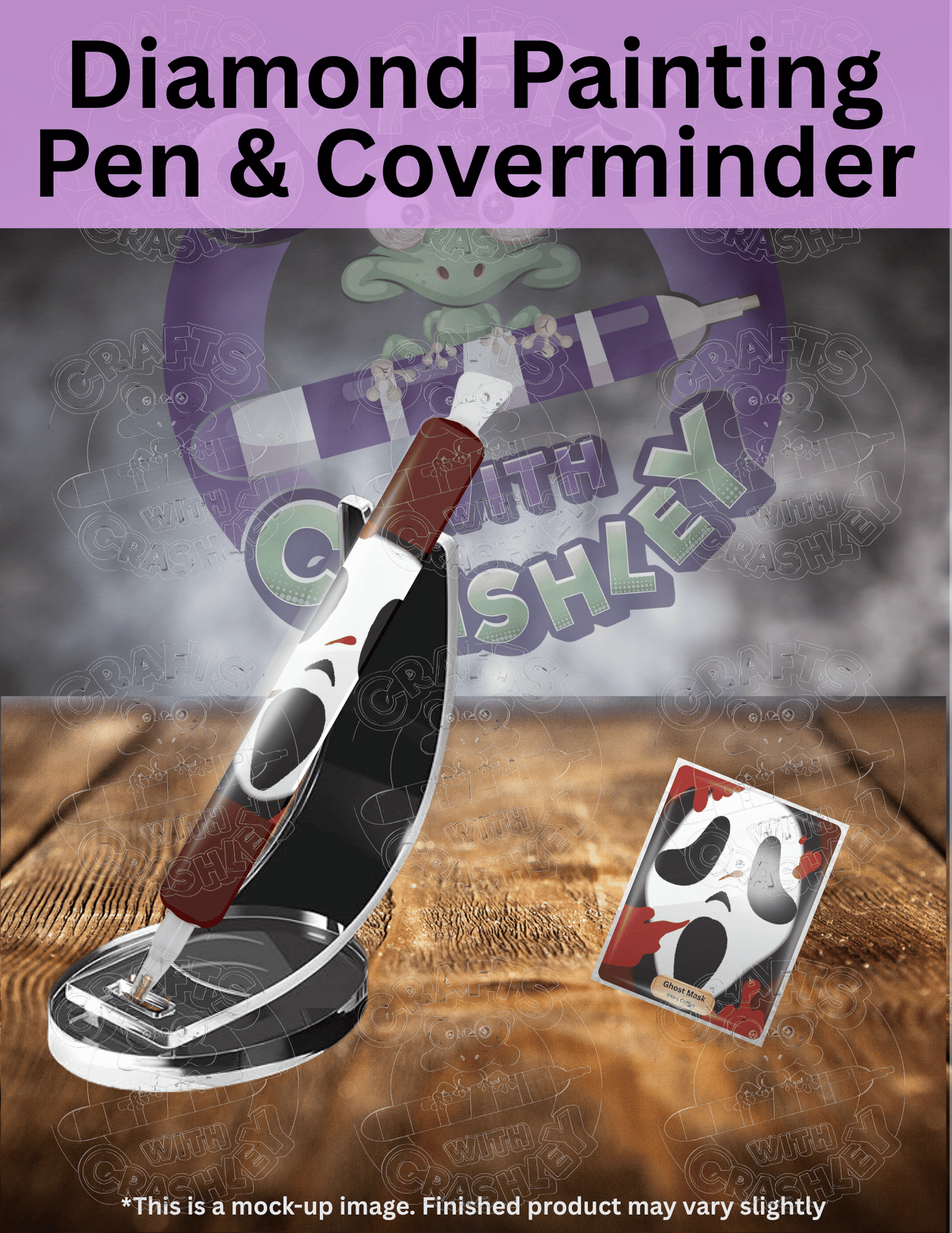 "Ghost Mask" by ©Mrs Coffee Premium Accessories for Diamond Painting