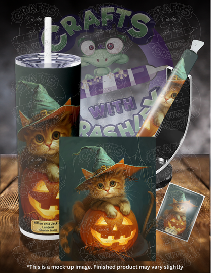 Product Bundle "Kitten on a Jack-O-Lantern" by ©Auclair Studio