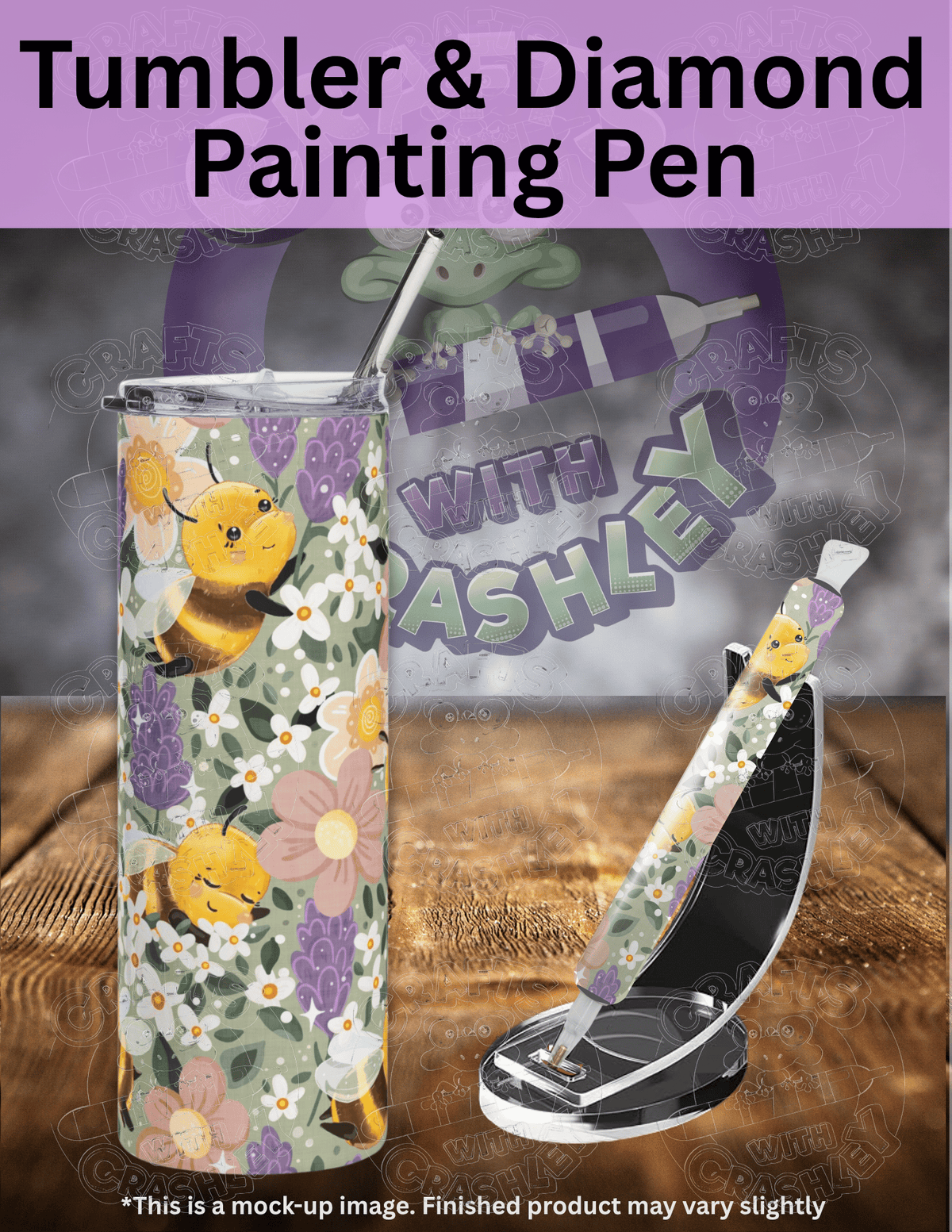 "Bee Bee Bumble Bee" by ©Karii Creates Premium Accessories for Diamond Painting