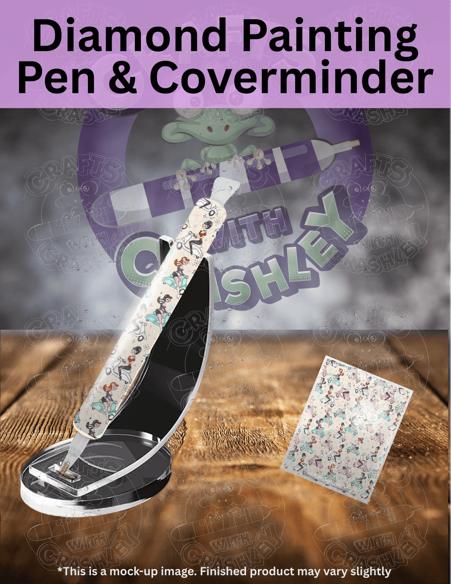 "Scooter Girls" by ©Miss Fluff Premium Accessories for Diamond Painting