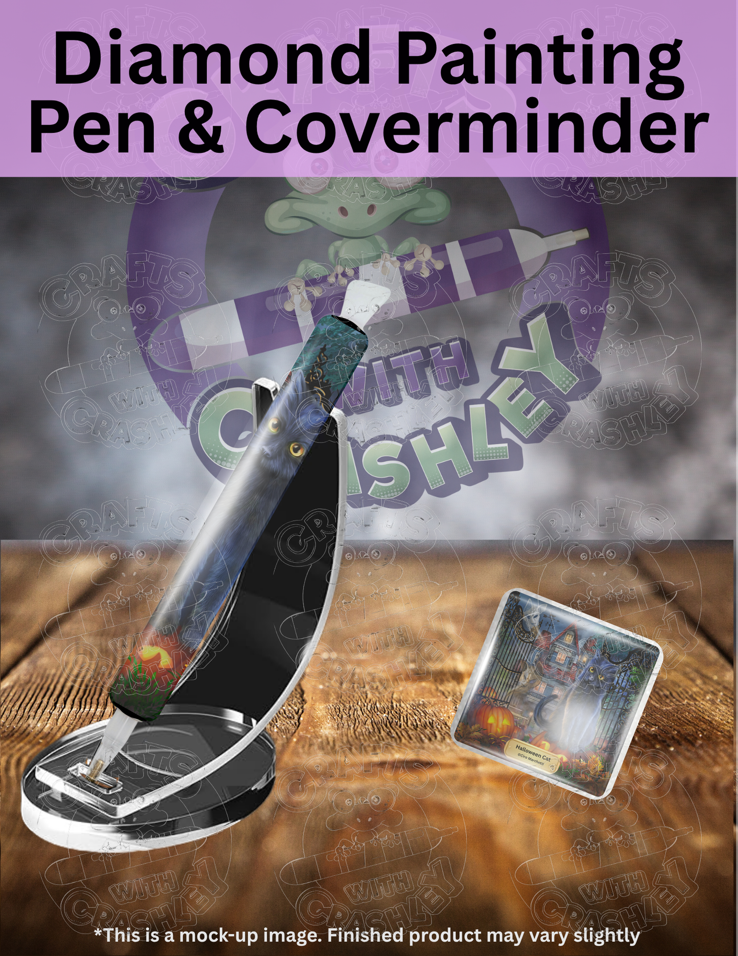 "Halloween Cat" by ©Ciro Marchetti Premium Accessories for Diamond Painting