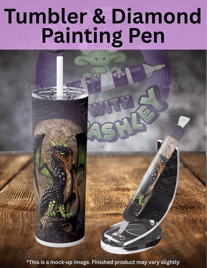 "Blackberry Dragon" by ©Stanley Morrison Premium Accessories for Diamond Painting