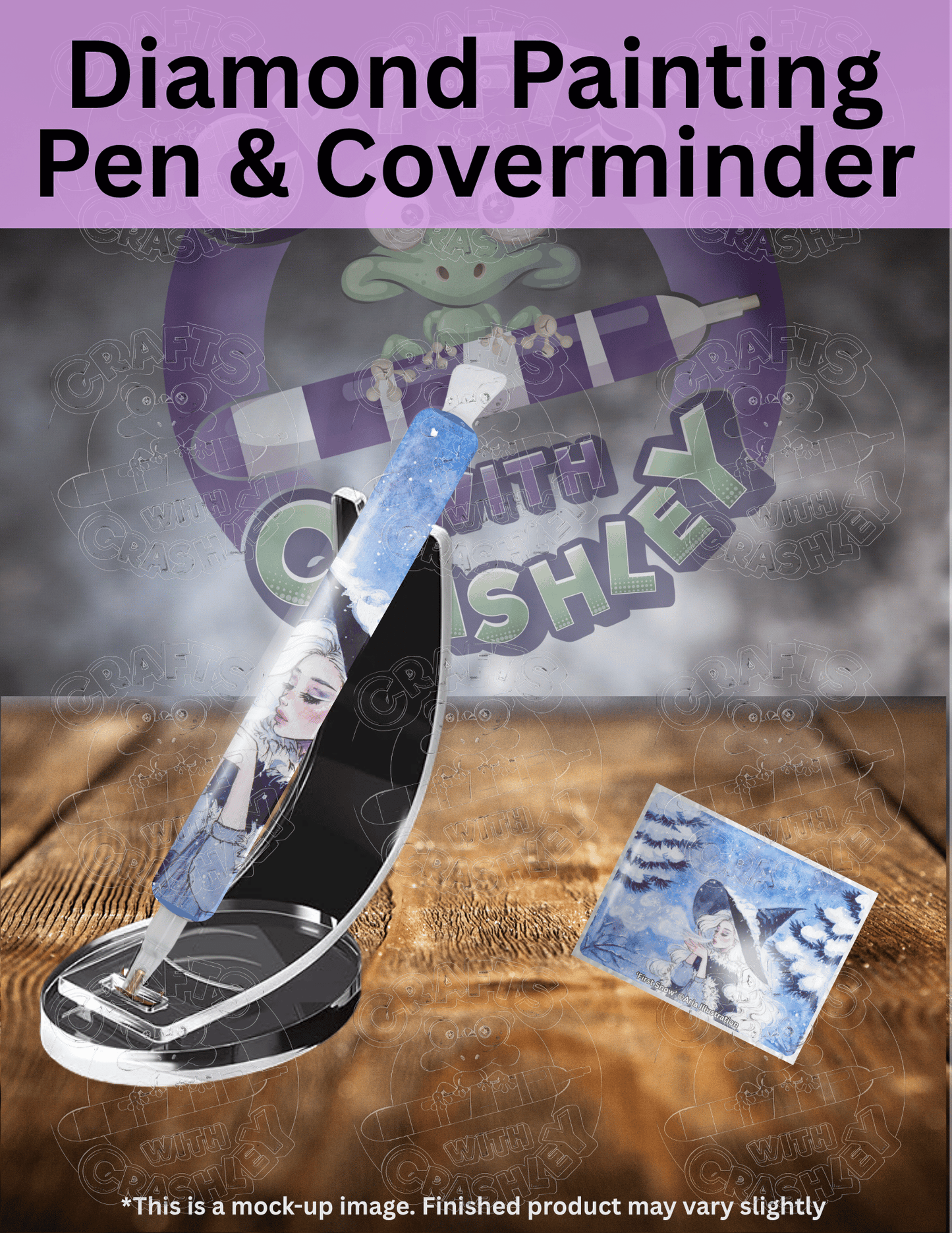 "First Snow" by ©Aria Illustration Premium Accessories for Diamond Painting